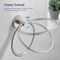 Kibi Circular Bathroom Towel Ring - Brush Nickel. KBA1406BN - alternate 9